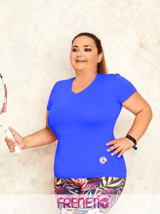 POT-43 Sportovní triko Modrá - Velikost: XXL