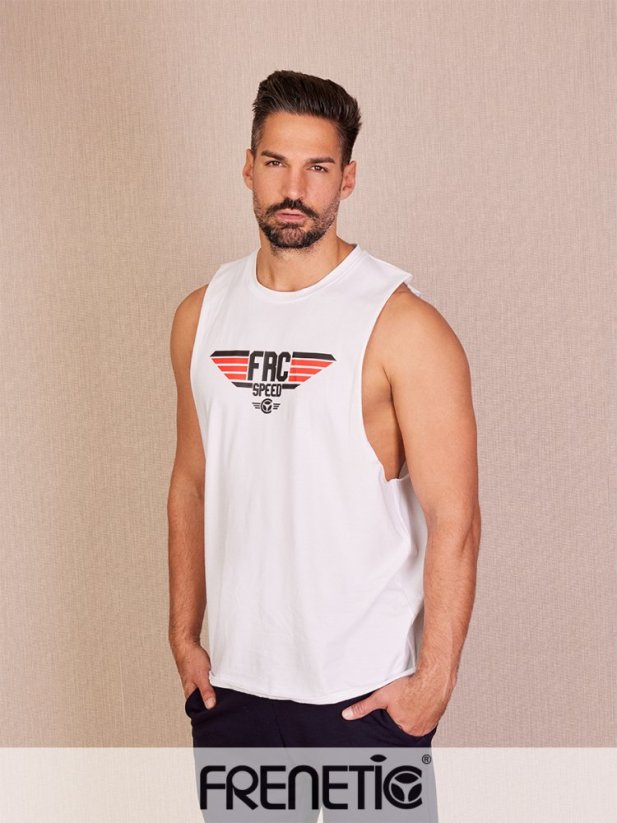 BRANDY-00 bílé, bavlněný sportovní dres